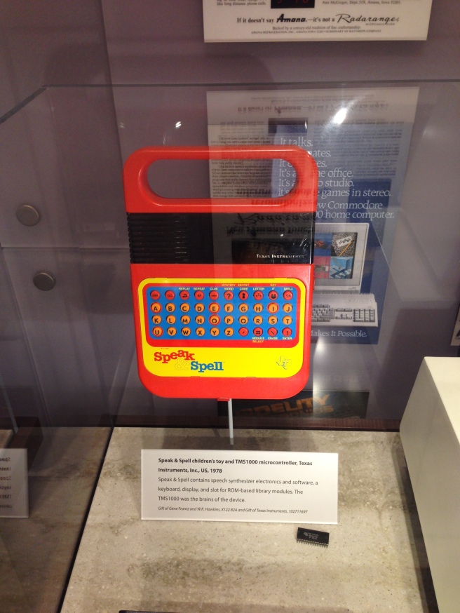Speak & Spell - I had one of these!!